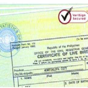 nso birth certificate