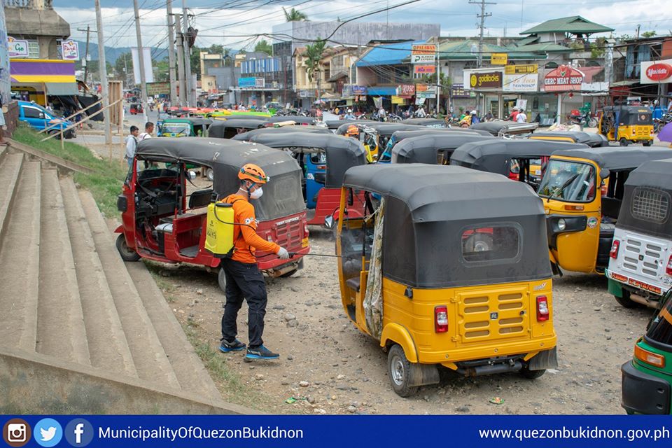 Quezon, Bukidnon LGU starts disinfection measures