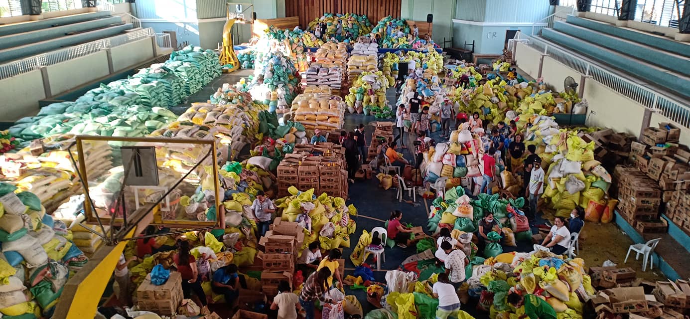 LOOK: Relief goods readied in Damulog, Bukidnon